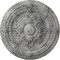Ekena Millwork Vincent Ceiling Medallion (Fits Canopies up to 6"), 26"OD x 3"P, Ultra Pure White Crackle CM26VIUWC - alternate 1